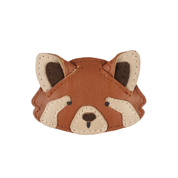 Josy Special Hairclip | Red Panda-Maple Leather