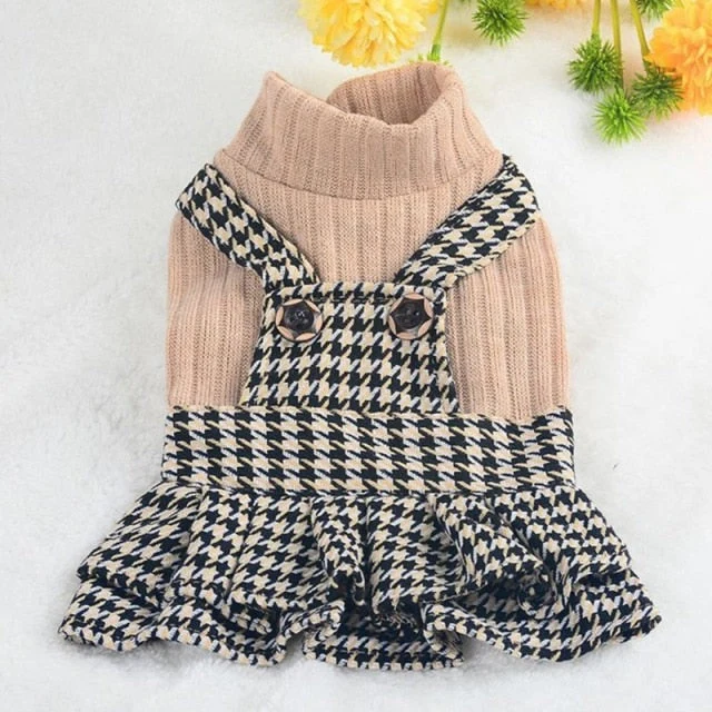 Pet Dog Clothes Striped Bear