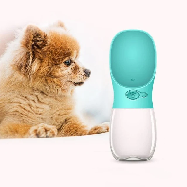 Pets Dogs Feeding Water Bottle