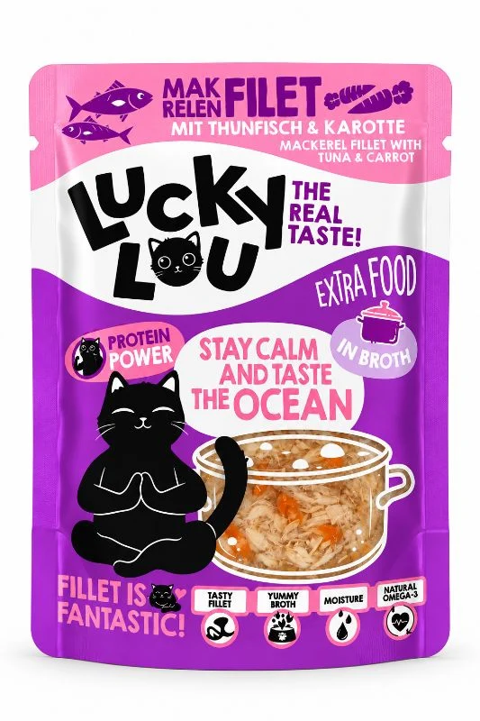 Lucky Lou – Makrele & Thunfisch in Saft 70g