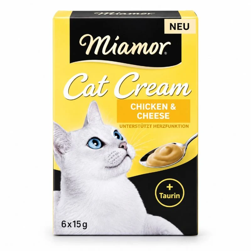 Miamor Cat Cream Chicken & Cheese – mit Taurin 90g