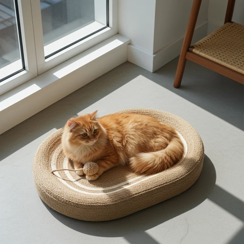 KATZENBETT mit Spielball