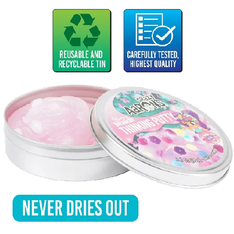 Crazy Aaron Blooming Botanicals - Full Size 4" Thinking Putty Tin (BI020)