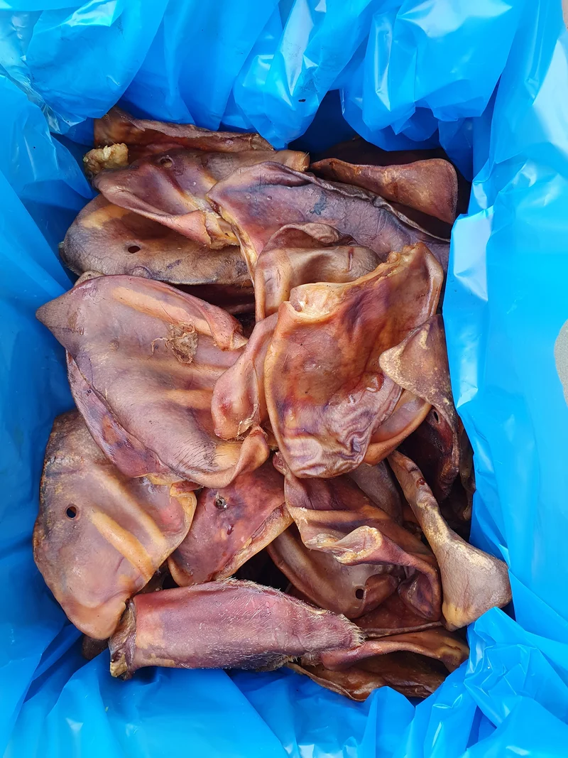 Geräucherte Schweineohren – Hundesnack – 10 Stück