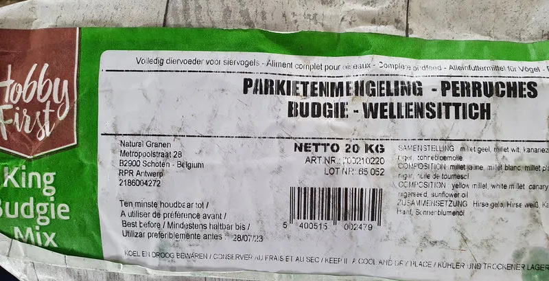 Qualitätsmischung für Sittiche, 5 kg