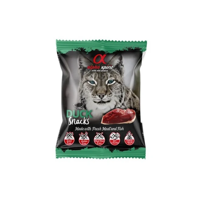 alpha spirit Cat Snacks Bag Ente