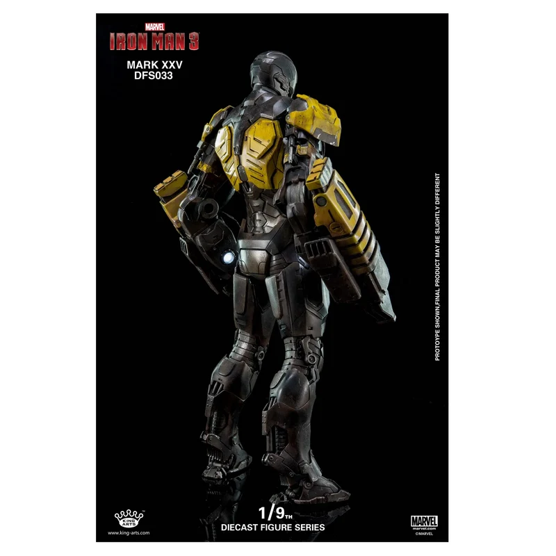 King Arts DFS033 Marvel Iron Man 3 Mark XXV 1/9 Scale Diecast Figure