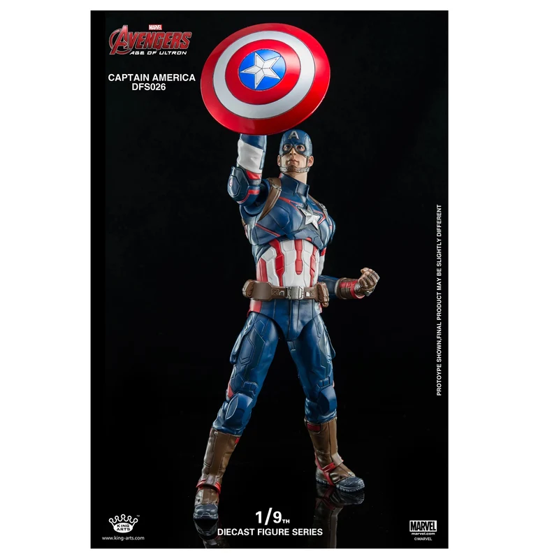 King Arts DFS026 Marvel Captain America 1/9 Scale Diecast Figure