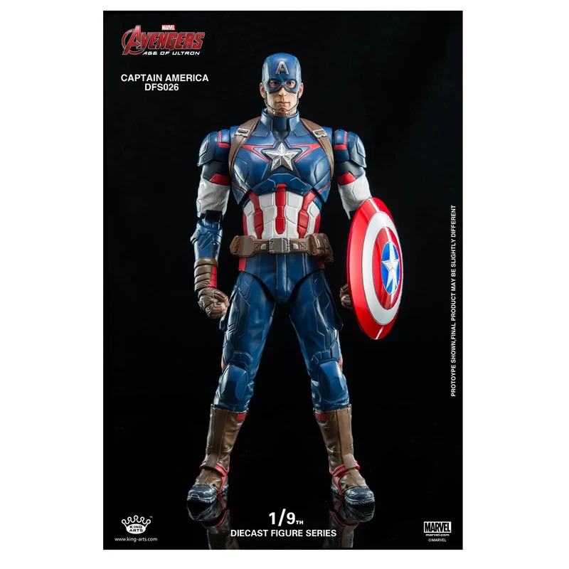 King Arts DFS026 Marvel Captain America 1/9 Scale Diecast Figure