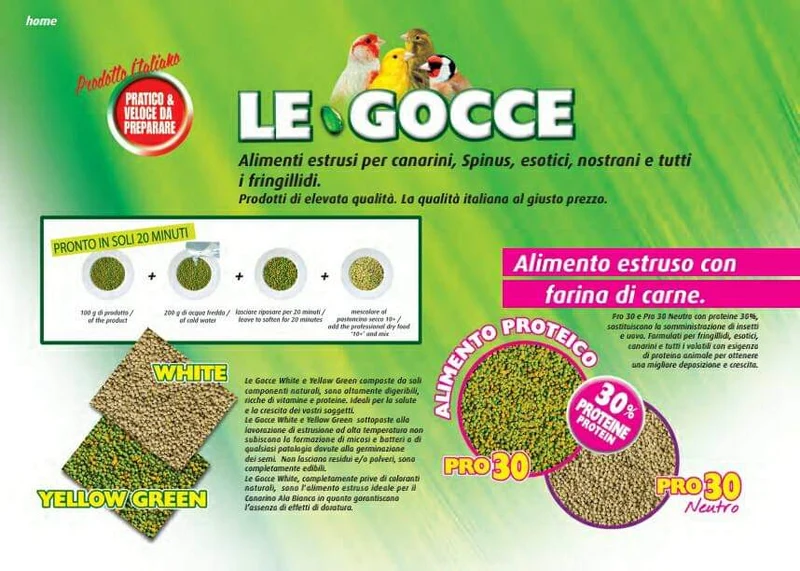Le Gocce White 900 Gramm (Keimsaat-Ersatz) - AllPet