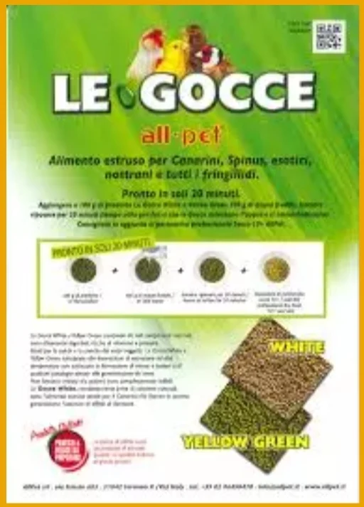 Le Gocce White 900 Gramm (Keimsaat-Ersatz) - AllPet