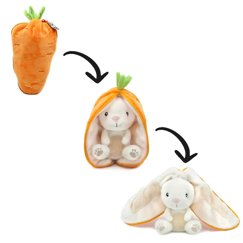 Les Déglingos - Veggie Series Gadget The Bunny - Carrot/Orange
