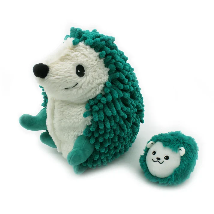 Les Déglingos - Piktou The Hedgehog Mother And Baby