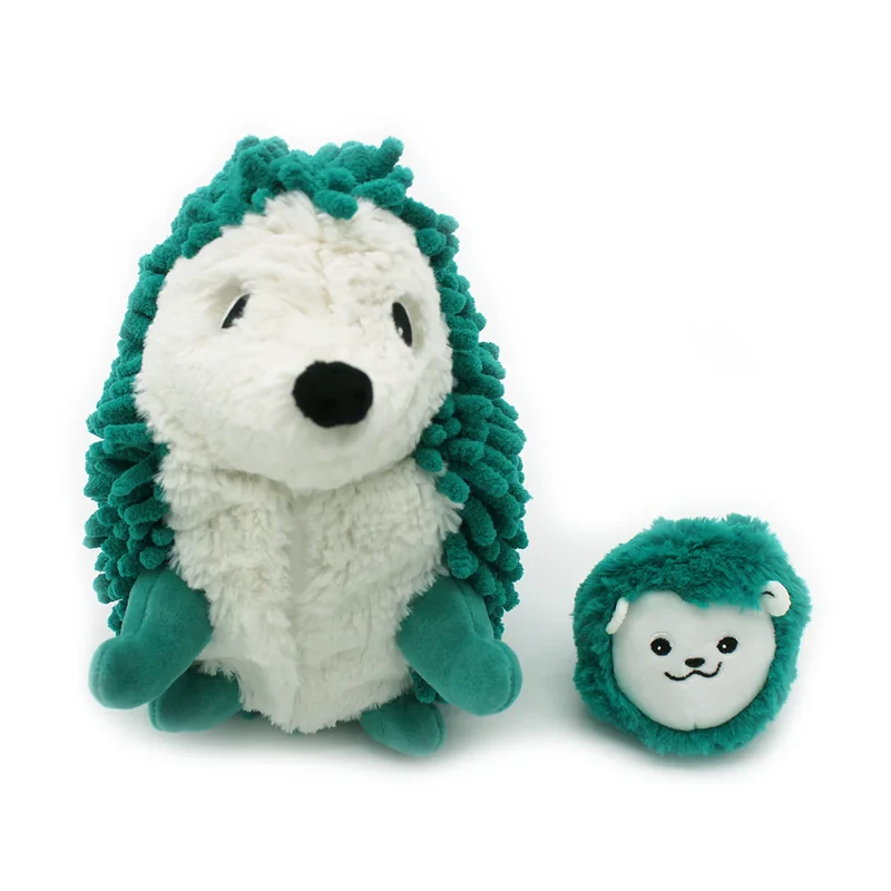 Les Déglingos - Piktou The Hedgehog Mother And Baby