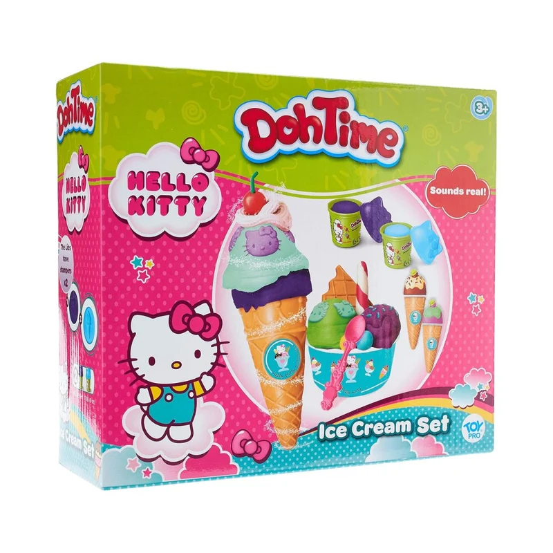 DohTime Hello Kitty Ice Cream Dough Set