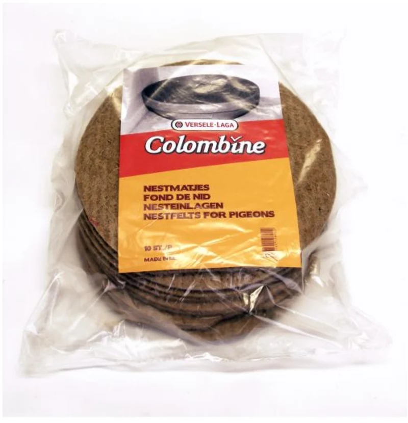 Colombine Nestmatten - Taubenzuchtartikel - 10 Stück
