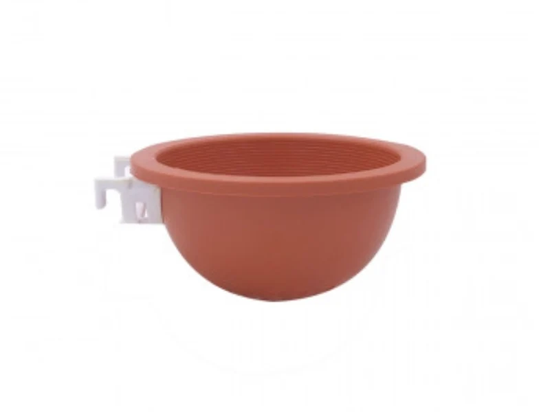 Nestschale Orange mit weißem Haken Ø 12cm