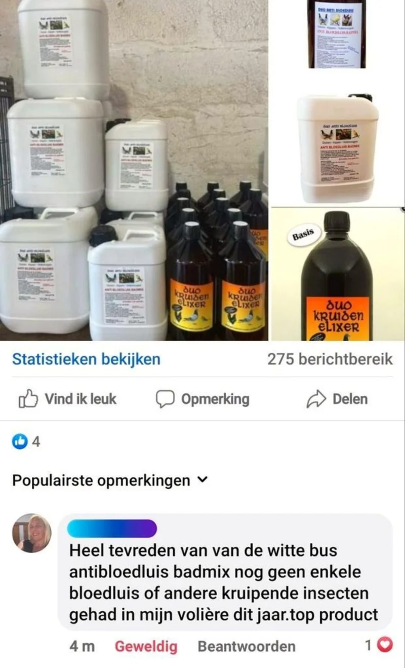 Bademischung gegen rote Milben, 1 l – Traseco