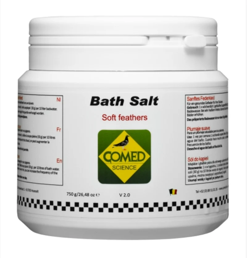 Badesalz, Badesalz für sehr weiches Gefieder 750gr - Comed