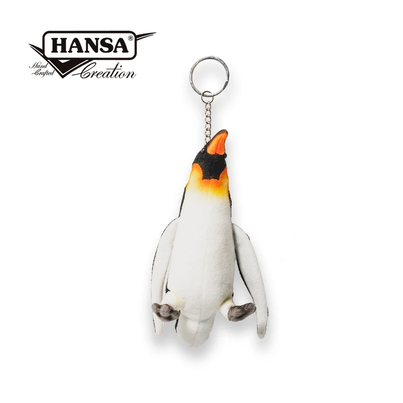 Hansa 6624 - Emperor Penguin Keychain, 14cm tall