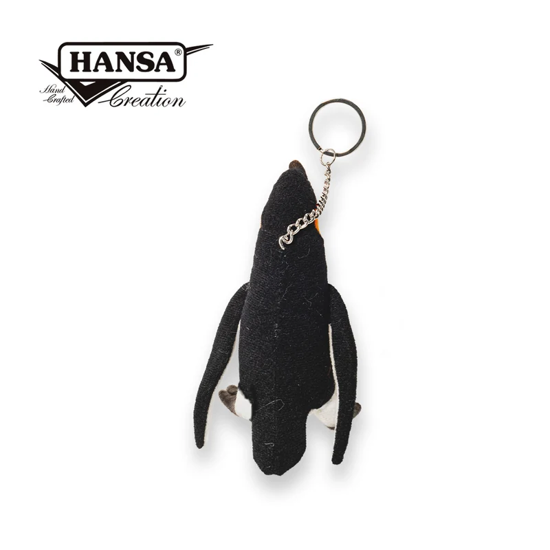 Hansa 6624 - Emperor Penguin Keychain, 14cm tall