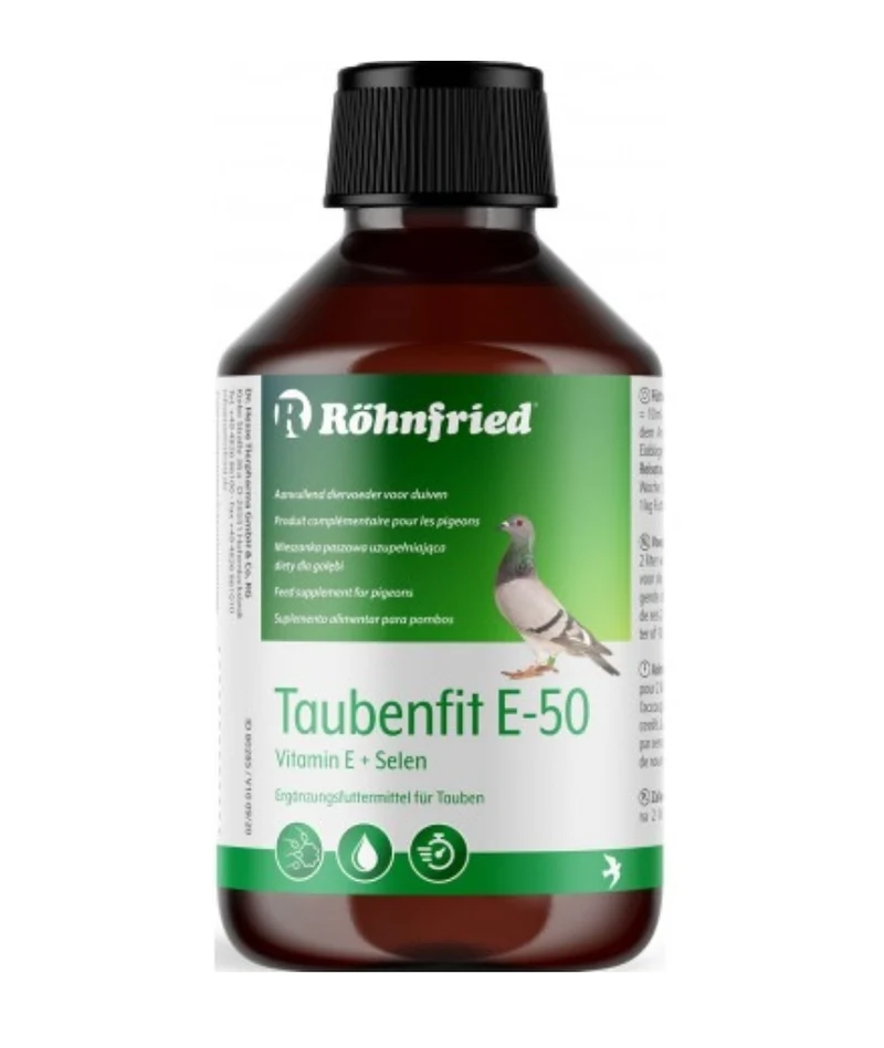 Taubenfit-E 50 Vit. E-Konzentrat (Vit. E und Selen, Brut- und Flugzeit) 250ml