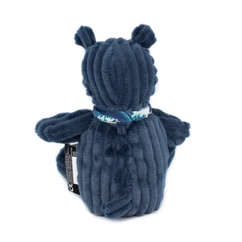 Les Déglingos - Small Simply Hippipos The Hippopotamus Plush Toy - Blue