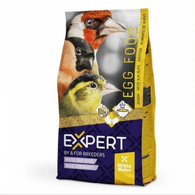 EXPERTEN-Eifutter für Wildvögel – 10 kg – 15.6 % Protein, Insekten, Gammarus – Witte Molen