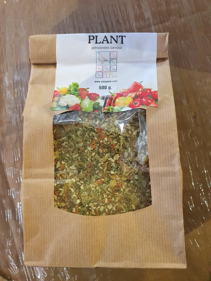 Pflanze - 500 Gramm (Nahrungsergänzungsmittel auf Basis von getrocknetem Gemüse)