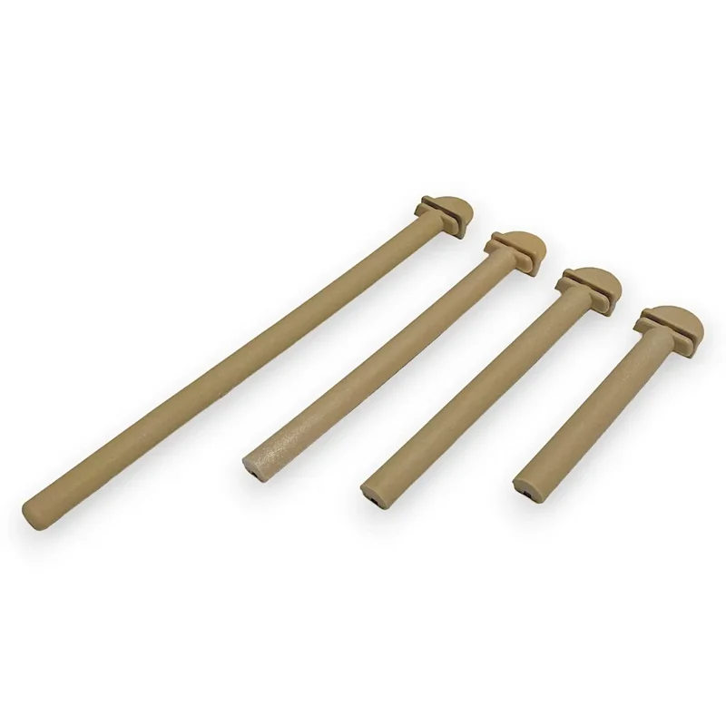 Braune Plastiksitzstange 10cm