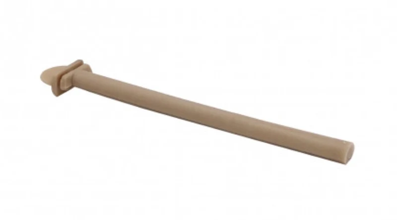 Braune Plastiksitzstange 22cm