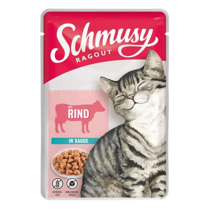Schmusy Ragout mit Lachs in Sauce 100g
