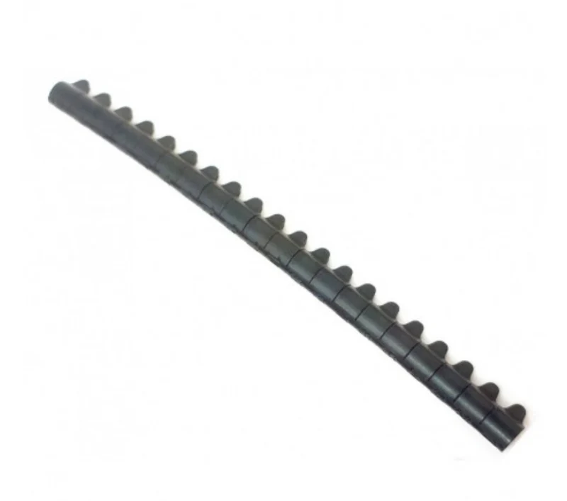 Offene Quetschringe Aluminium Farbe: Schwarz ( 20 Stück )