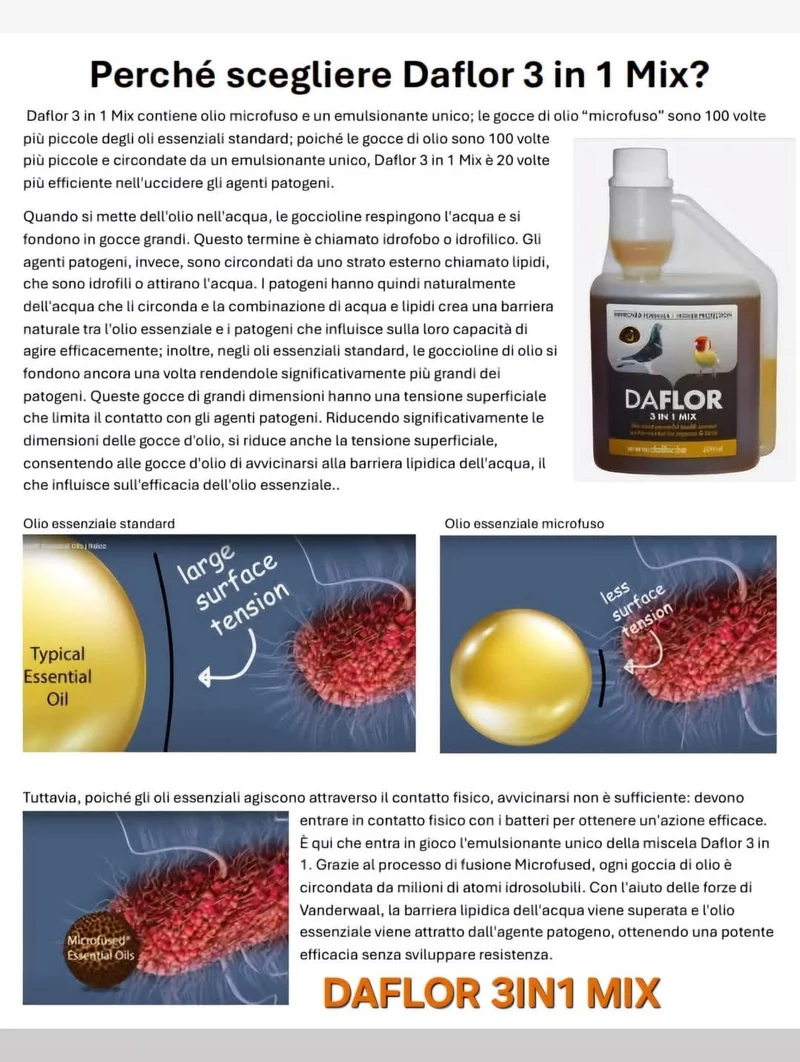 Daflor 3-in-1-Mix 250 ml (Neue Formel, hellere Farbe)