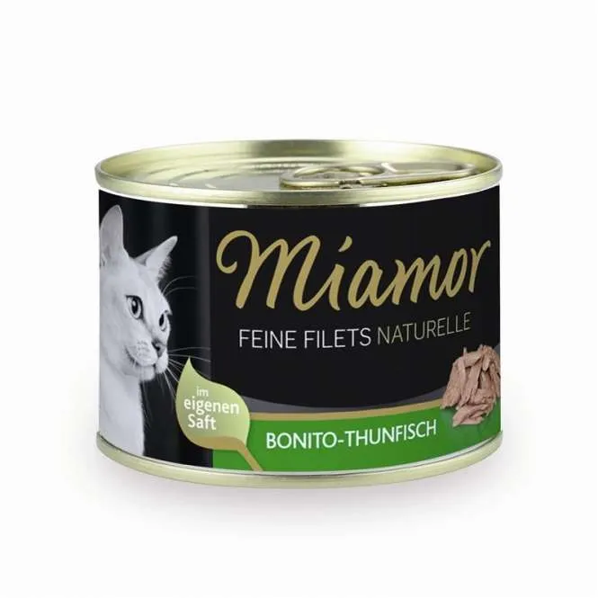 Miamor Feine Filets Naturelle Bonito-Thunfisch 156g Dose