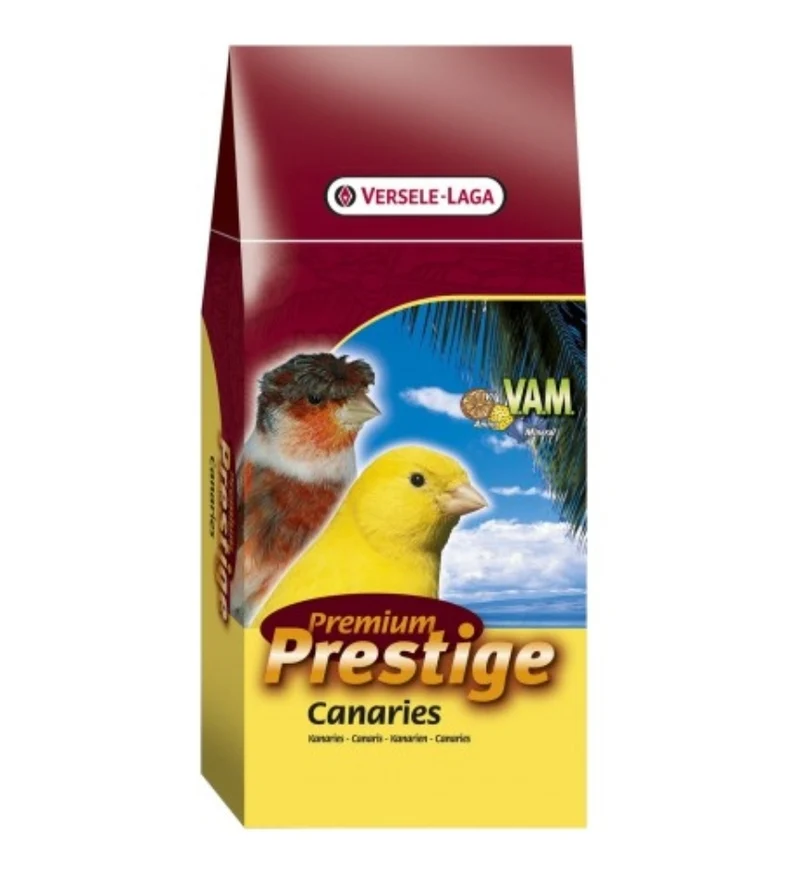 Prestige Premium Kanarienvogel 20 kg – Angereicherte Samenmischung mit VAM-Granulat – Vogelfutter