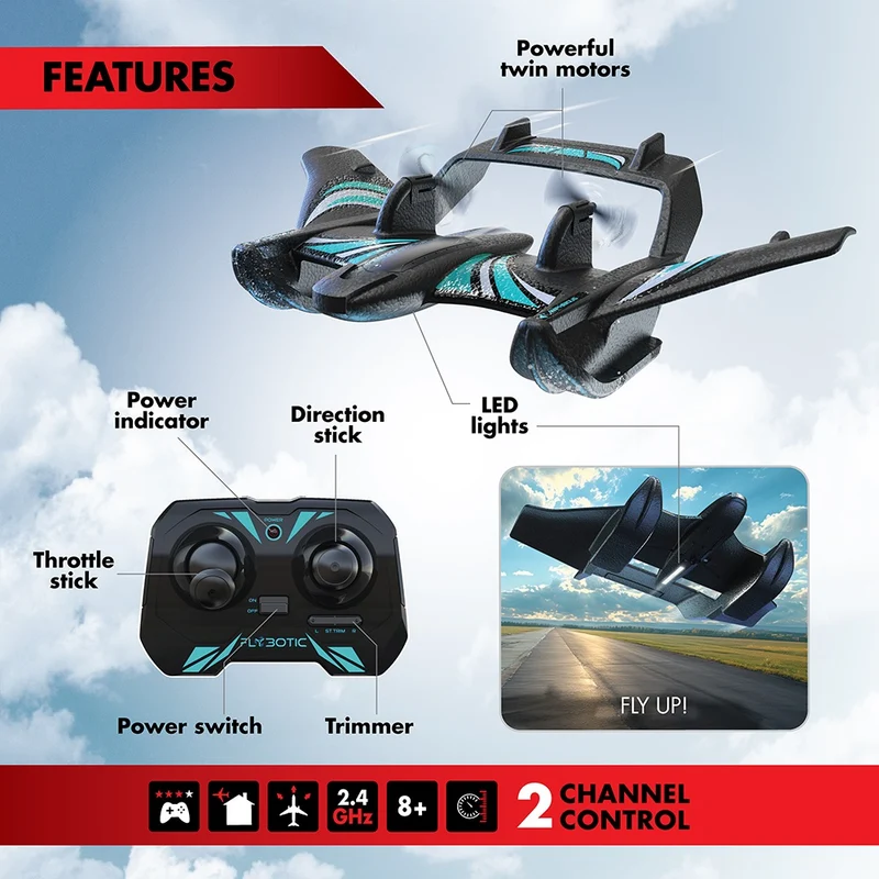 Silverlit Flybotic Aqua Wingz Remote Control Aircraft