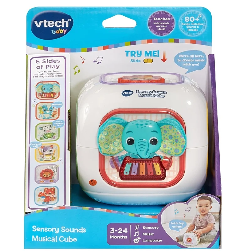 vtech Sensory Sounds Musical Cube