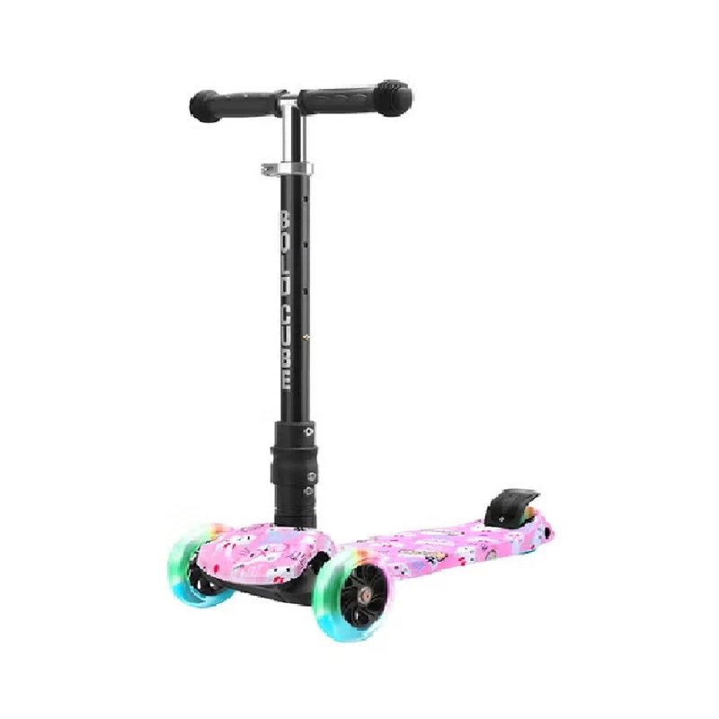BoldCube 3 Wheel Scooter Big Fold Kitty Love