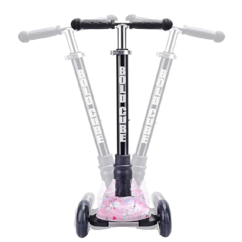 BoldCube 3 Wheel Scooter Big Fold Kitty Love