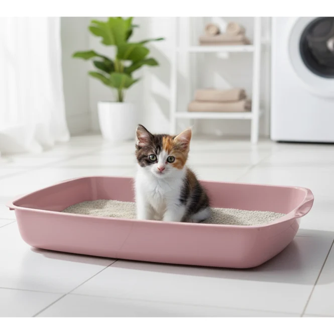 Savic Katzentoilette flach