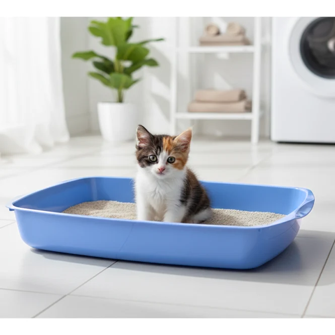 Savic Katzentoilette flach