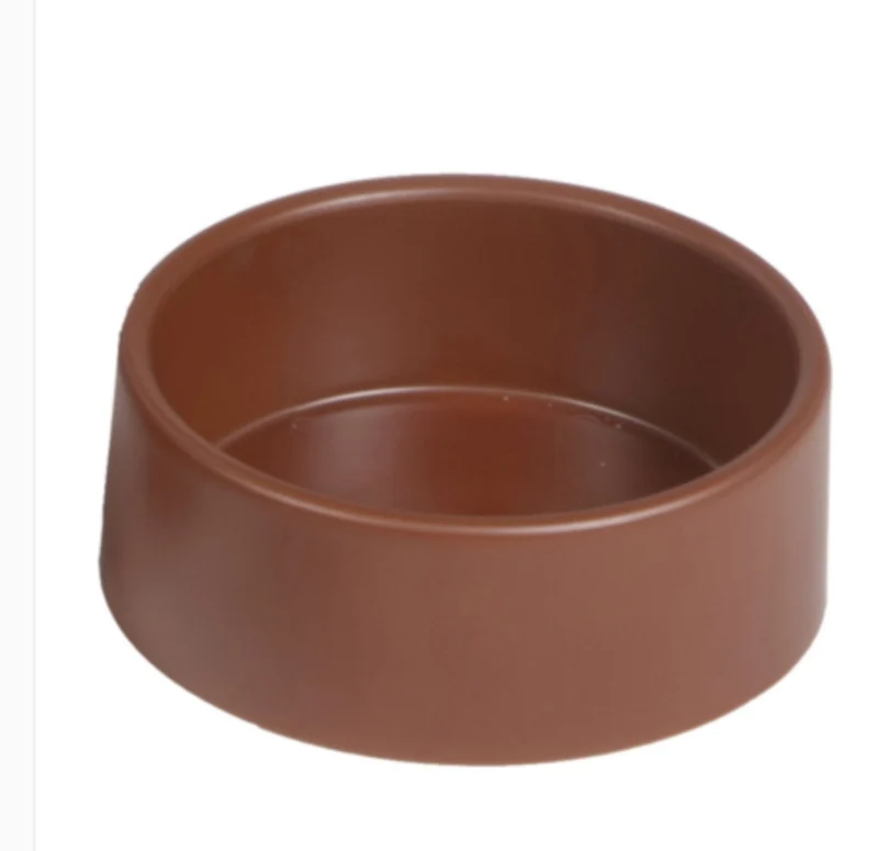 Brauner Esstopf 18 x 7 cm