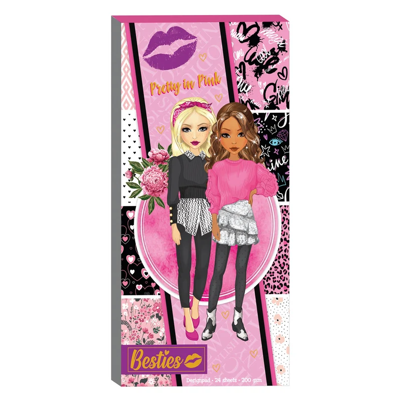 Besties Design Pad/24 Sheets (200 gsm)