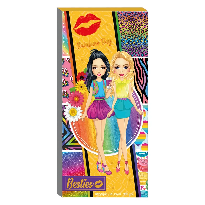 Besties Design Pad/24 Sheets (200 gsm)