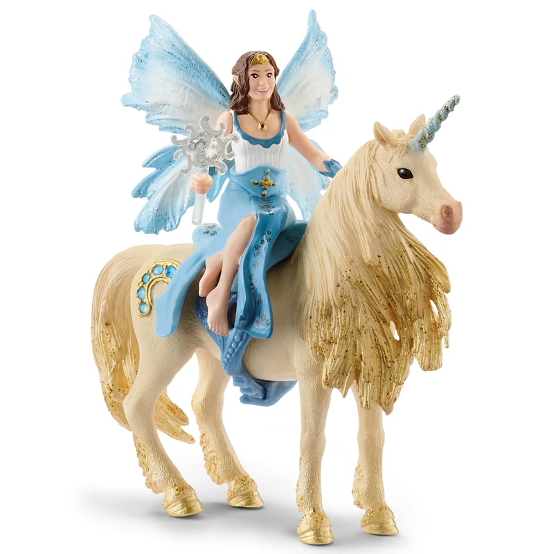 Schleich Bayala - Eyela Riding On Golden Unicorn