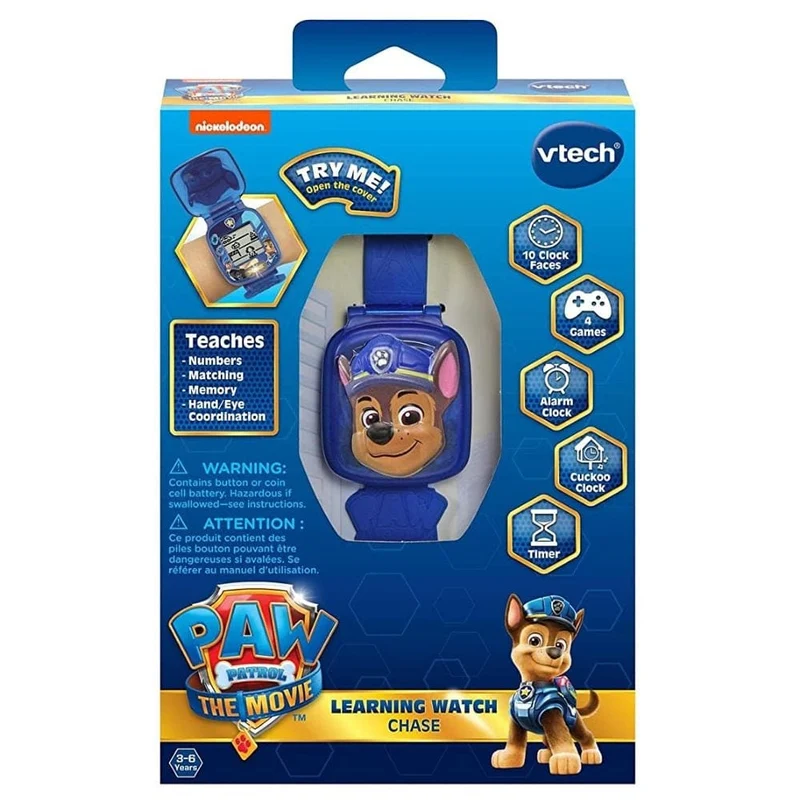 VTech Paw Patrol Movie Chase Learning Watch Blue