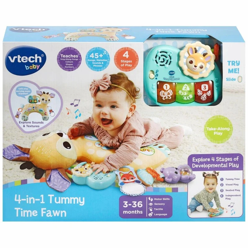 VTech 4-in-1 Tummy Time Fawn