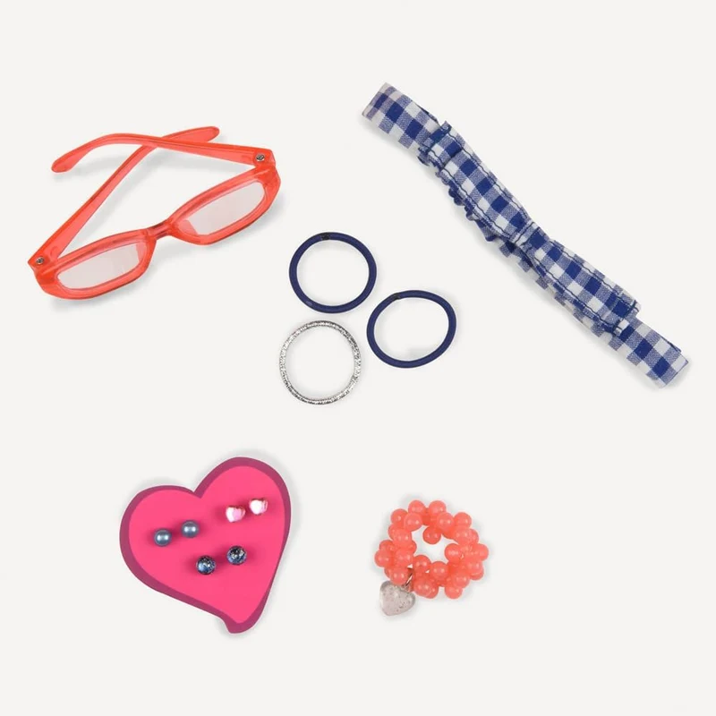 Our Generation Gingham Accessories Deco Set