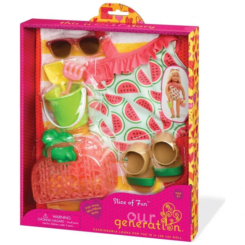 Our Generation Watermelon Print Swimsuit